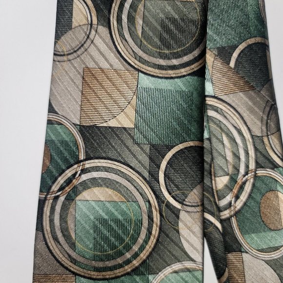 Arrow Mens Formal Neck Tie 3.5"W Multicolor 100% Imported Silk Italy - Picture 3 of 6